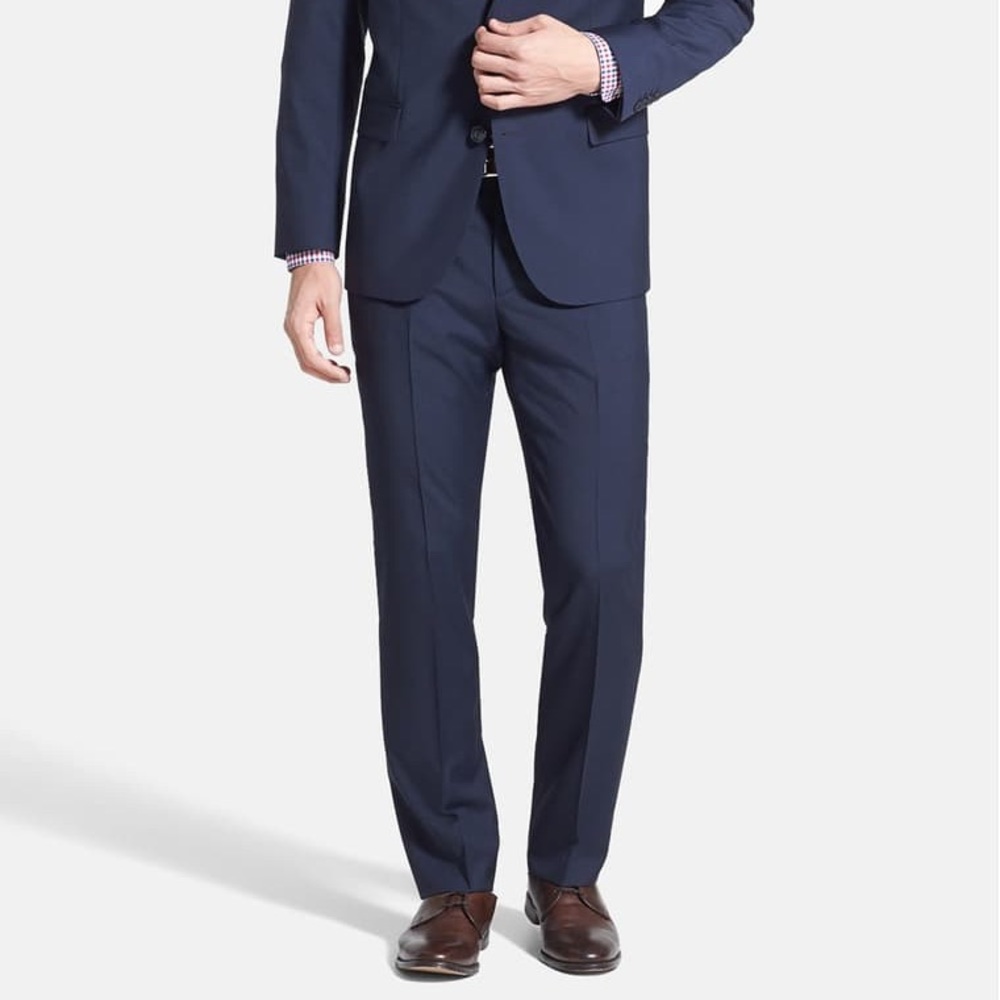 Hugo Boss “Astro/Hill7” Wool Dress Pants